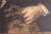 REMBRANDT Harmenszoon van Rijn Details of The Sampling Officials of the Amsterdam Drapers' Guild (mk33) oil painting reproduction